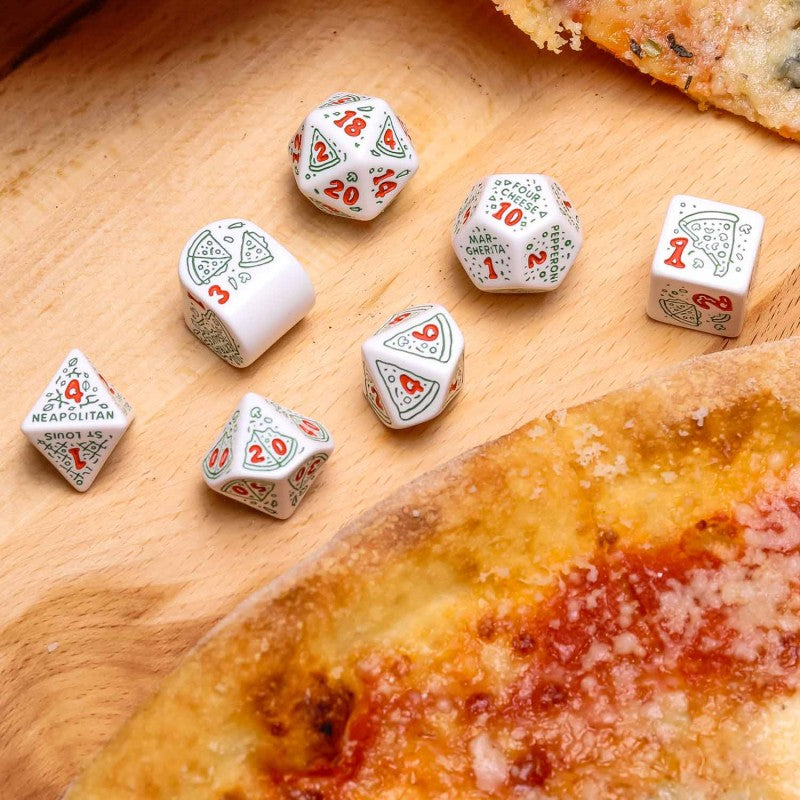 Pizza Dice Set: Pepperoni (Q-Workshop) (RPIZ02)