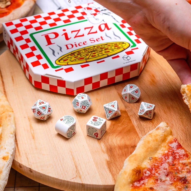 Pizza Dice Set: Pepperoni (Q-Workshop) (RPIZ02)