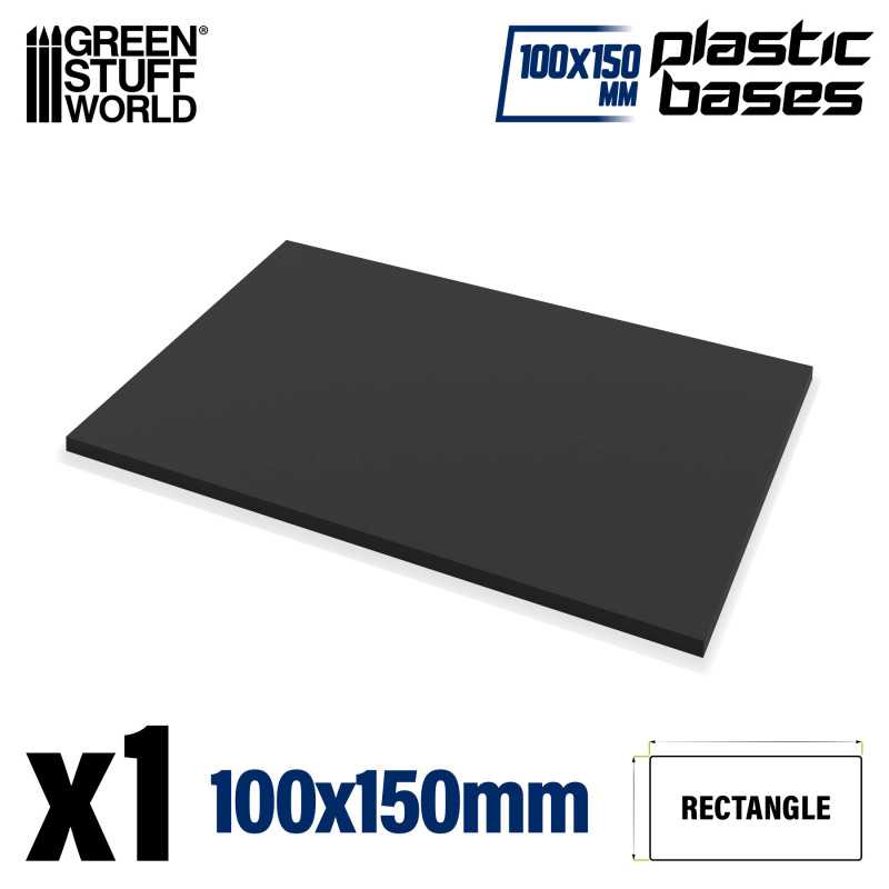 Plastic Rectangular Bases 100x150mm (Green Stuff World)