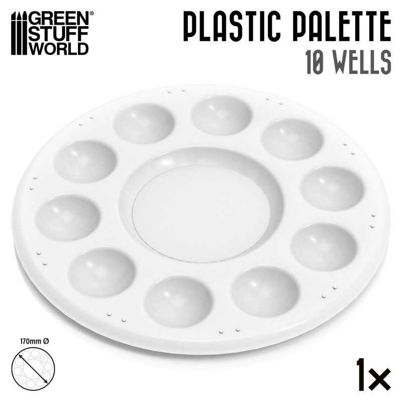 Plastic Round Mixing Palette (Green Stuff World)