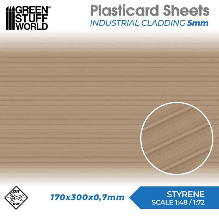 Plasticard - Industrial Cladding 5mm (Green Stuff World)