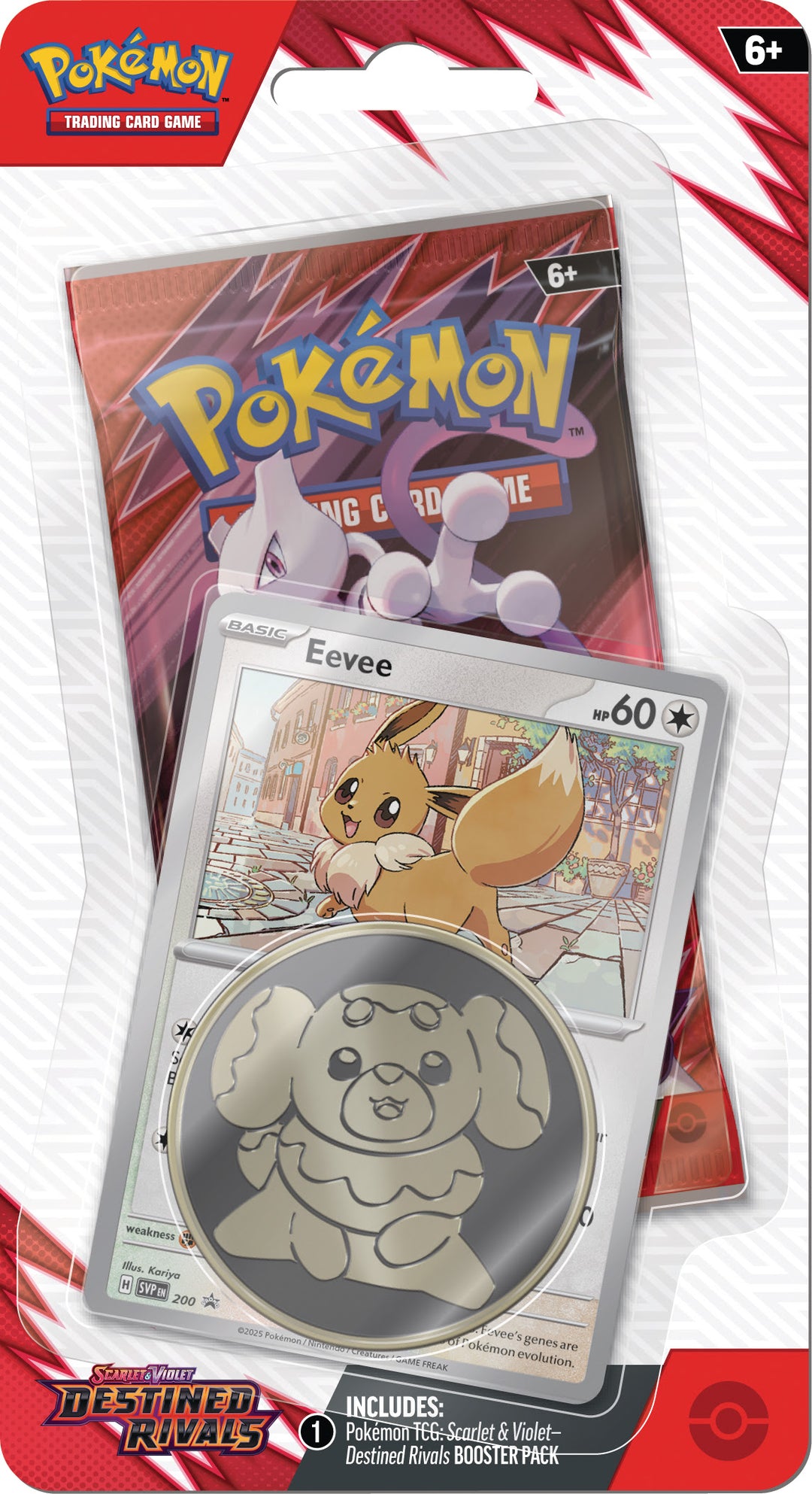 Pokemon TCG: SV10 Destined Rivals - 1-Pack Checklane Blister