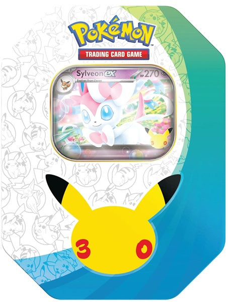Pokemon TCG: ME05.5 30th Celebration - Collector's Tin Box Sylveon