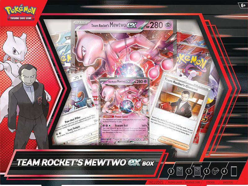 Pokemon TCG: Team Rocket's Mewtwo ex