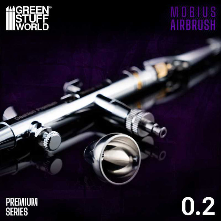 Premium Series GHPM-Mobius Airbrush 0.2mm (Green Stuff World)