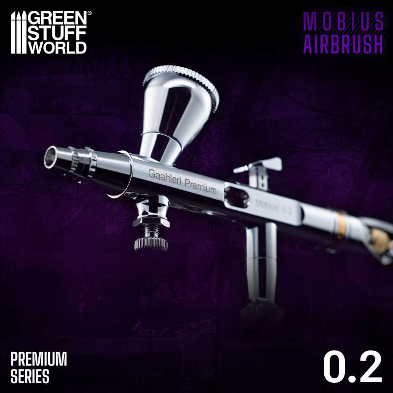 Premium Series GHPM-Mobius Airbrush 0.2mm (Green Stuff World)
