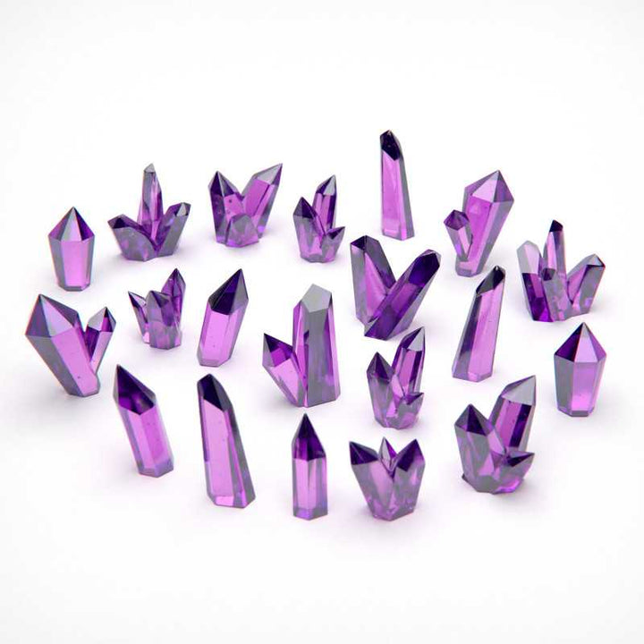 Purple Resin Crystals - Large (Green Stuff World)