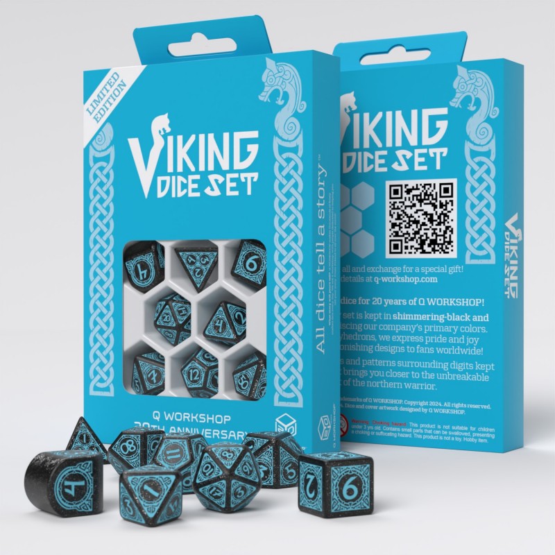 Q WORKSHOP 20 years: Viking Dice Set (Q-Workshop) (S20Y02)