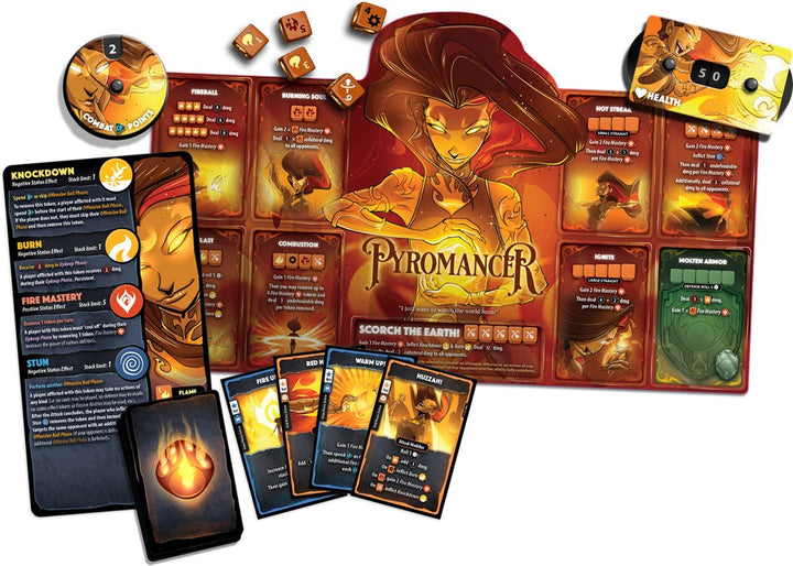 Dice Throne: Pyromancer Hero Pack