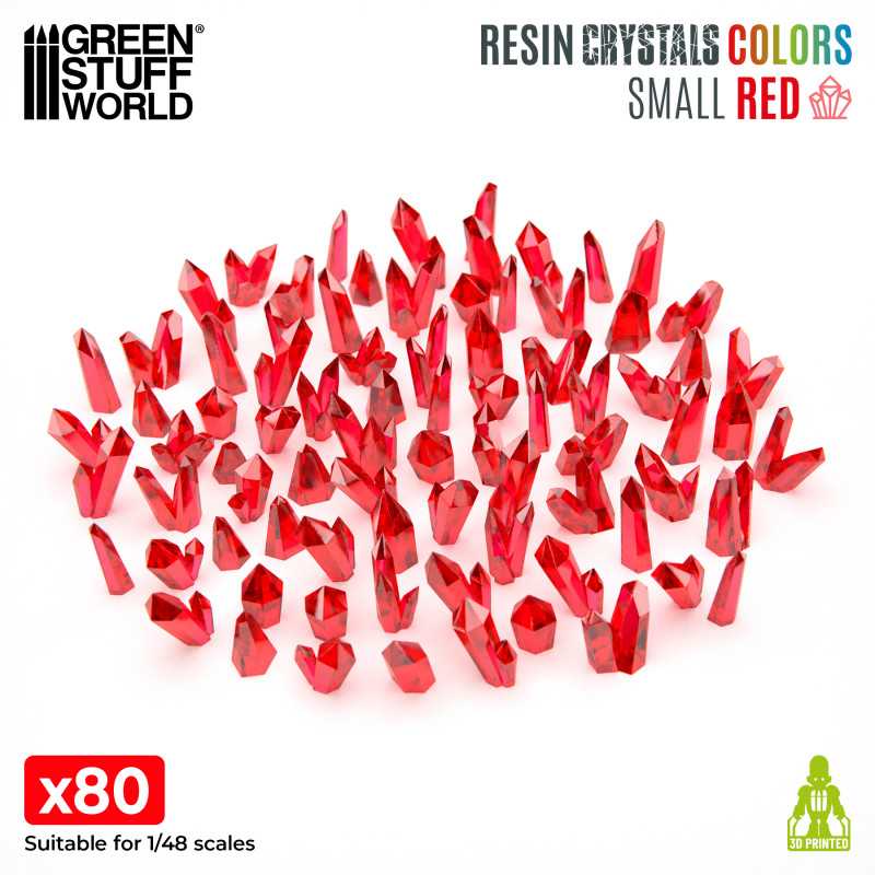 Red Resin Crystals - Small (Green Stuff World)