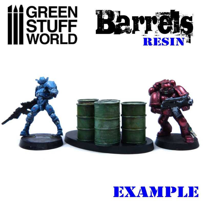 8x Resin Barrels (Green Stuff World)