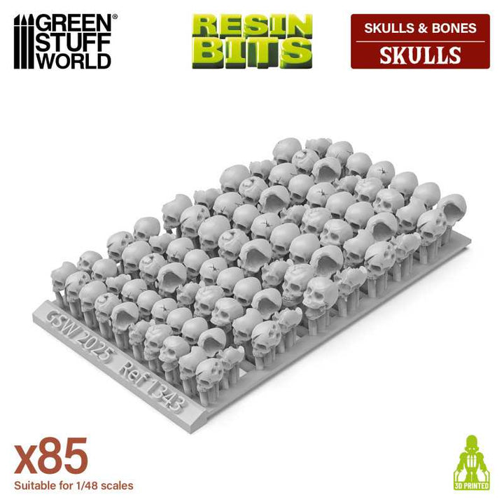 Resin Skulls (Pack x85) (Green Stuff World)
