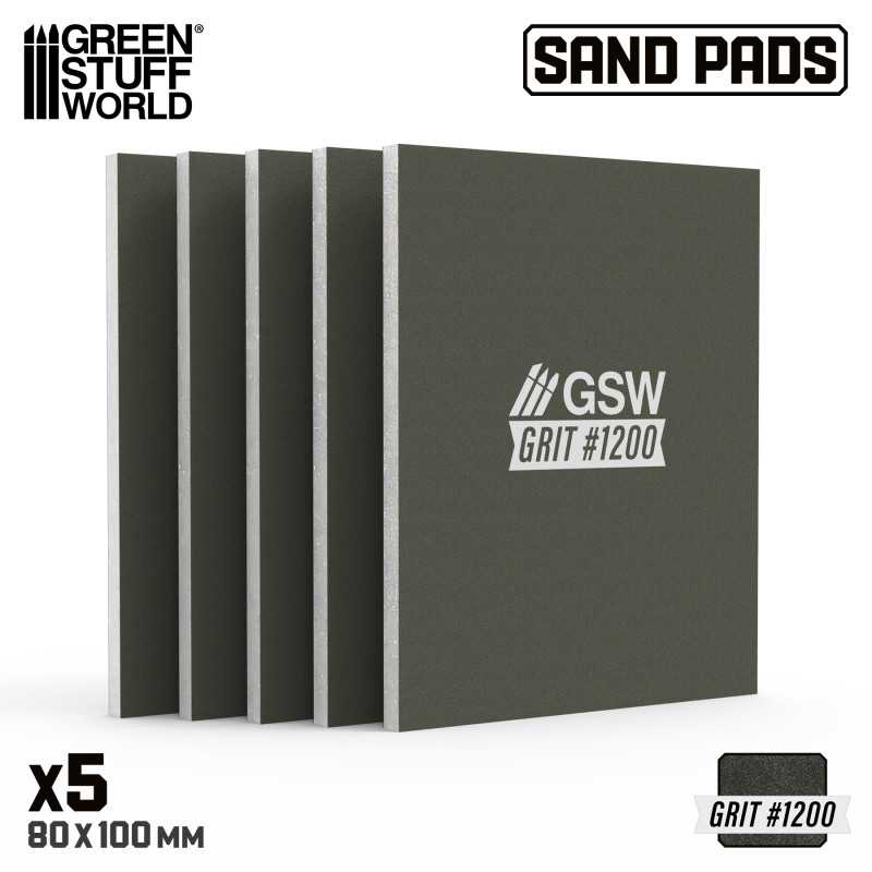 Rigid Sanding Pads 1200 grit (Green Stuff World)