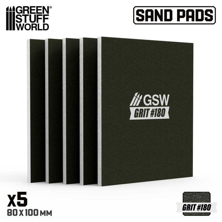 Rigid Sanding Pads 180 grit (Green Stuff World)
