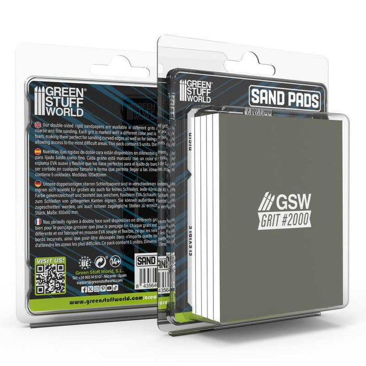 Rigid Sanding Pads 2000 grit (Green Stuff World)
