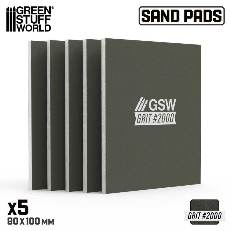 Rigid Sanding Pads 2000 grit (Green Stuff World)
