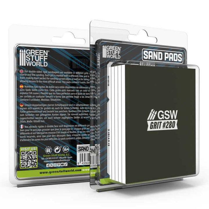 Rigid Sanding Pads 280 grit (Green Stuff World)