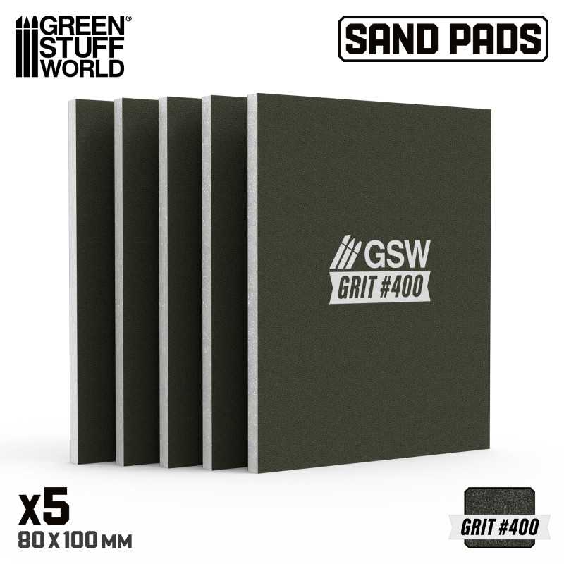 Rigid Sanding Pads 400 grit (Green Stuff World)