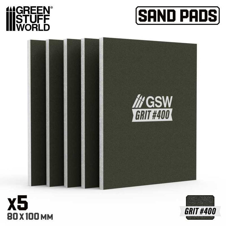 Rigid Sanding Pads 400 grit (Green Stuff World)