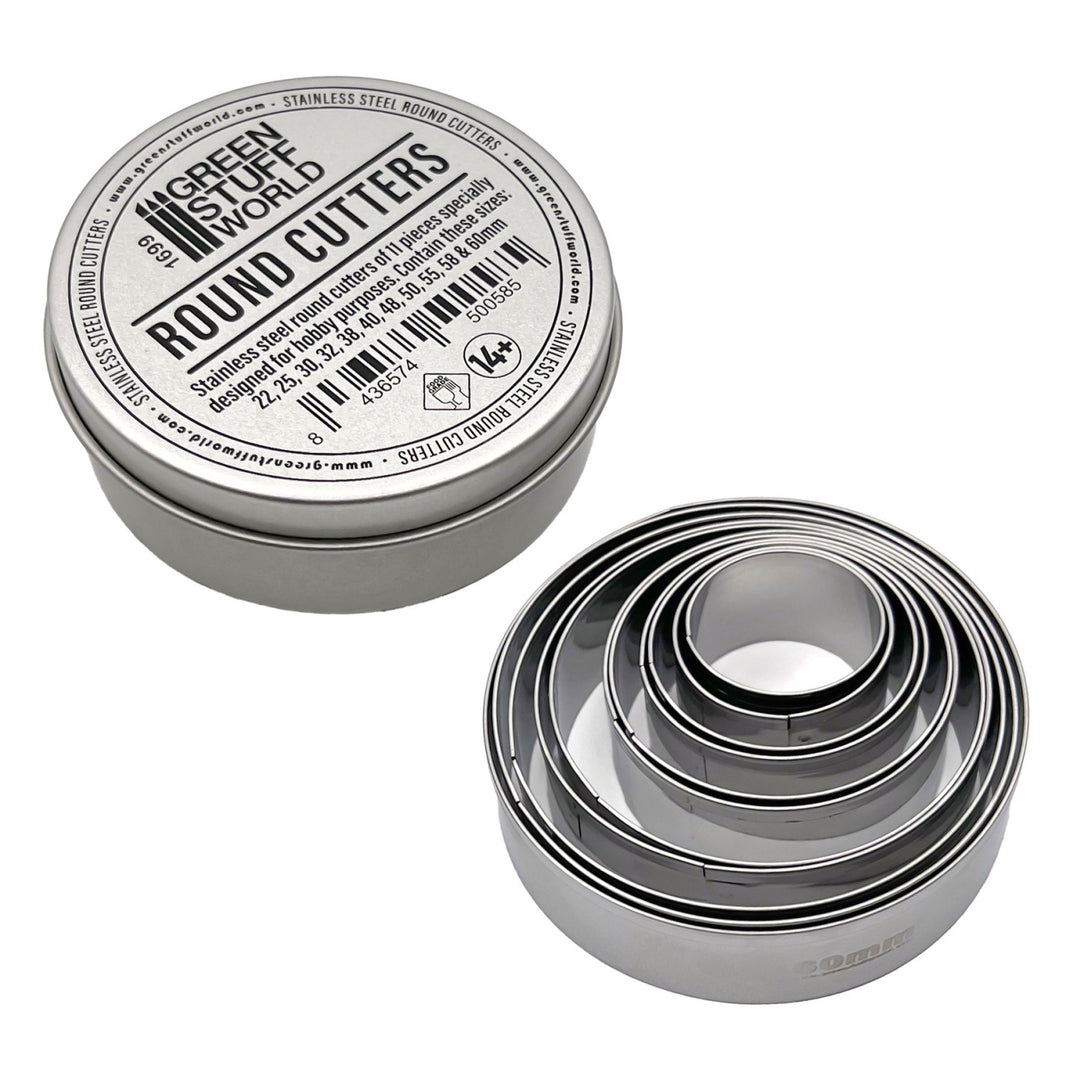 Round Cutters for Bases (Green Stuff World)
