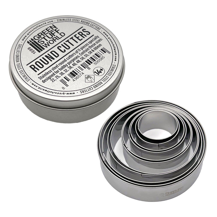 Round Cutters for Bases (Green Stuff World)