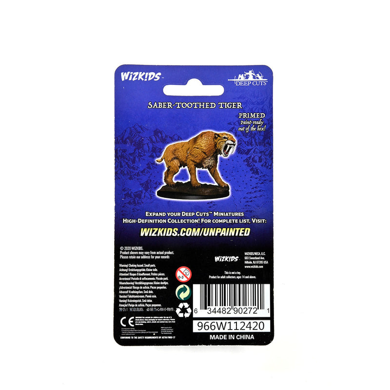 WizKids Deep Cuts: Saber-Toothed Tiger