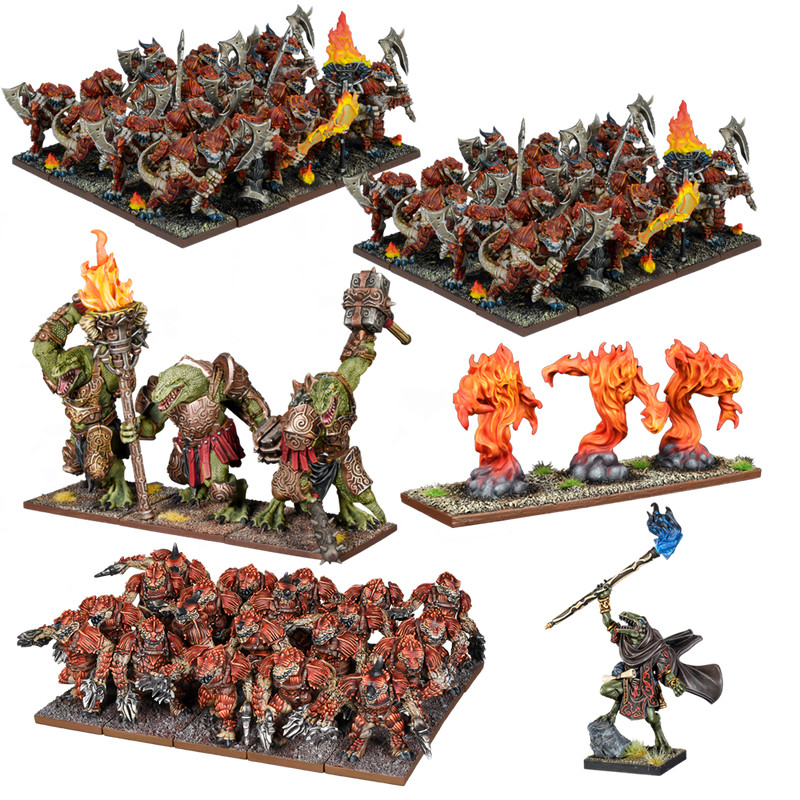 Kings of War: Salamanders - Mega Army