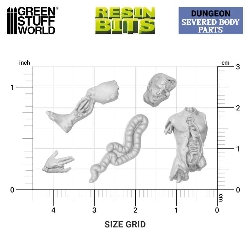 Severed Body Parts 1:48 (Green Stuff World)