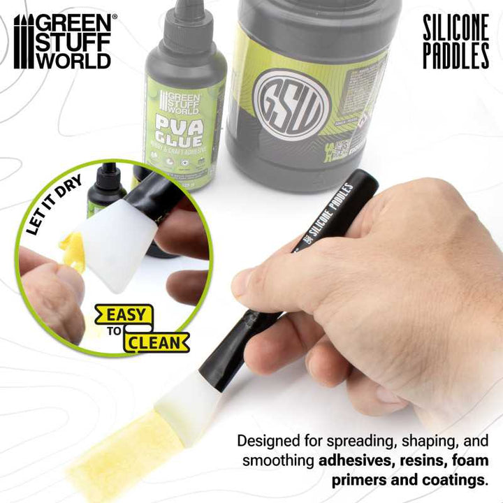 Silicone paddle applicators (Green Stuff World)