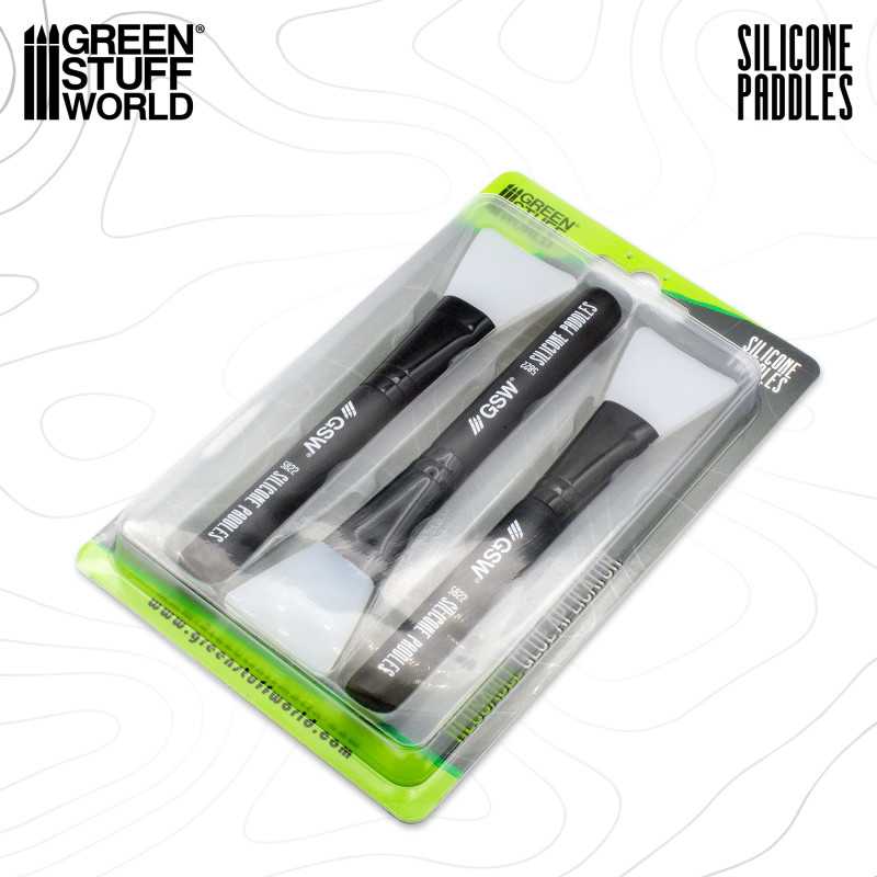 Silicone paddle applicators (Green Stuff World)