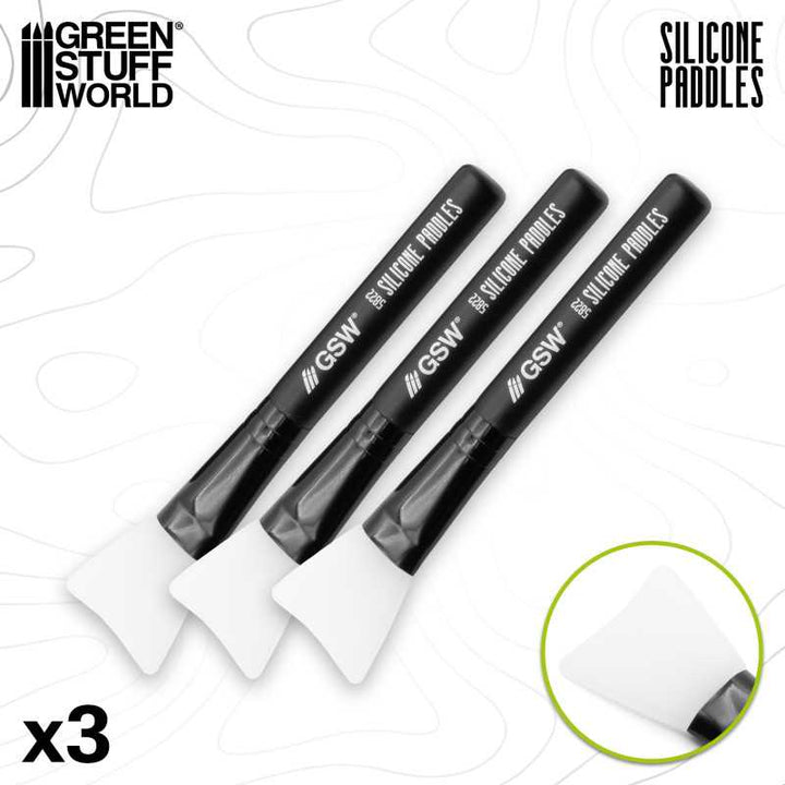 Silicone paddle applicators (Green Stuff World)