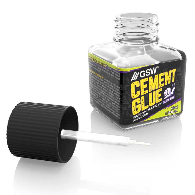Slow cement glue for plastics 40ml (Green Stuff World)