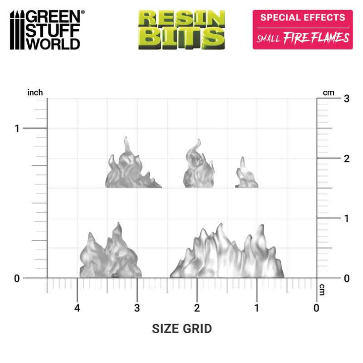 Small Fire Flames 1:48-1:35 (Green Stuff World)