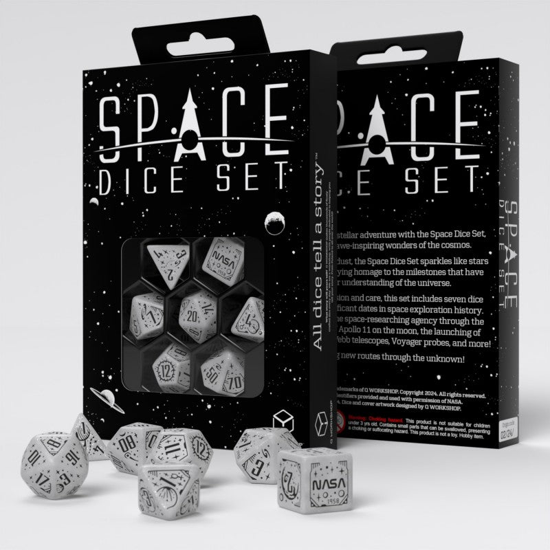 Space Dice Set: Apollo (Q-Workshop) (SSPA02)