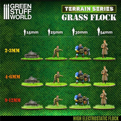 Static Grass Flock 2-3mm - Brown Moor Grass - 200 ml (Green Stuff World)