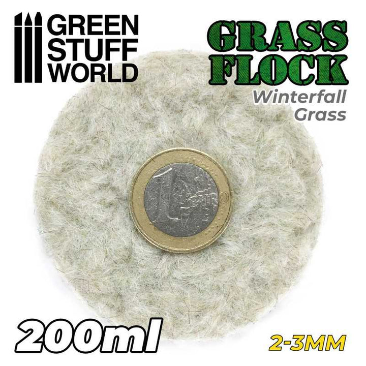 Static Grass Flock 2-3mm - WINTERFALL GRASS - 200 ml (Green Stuff World)