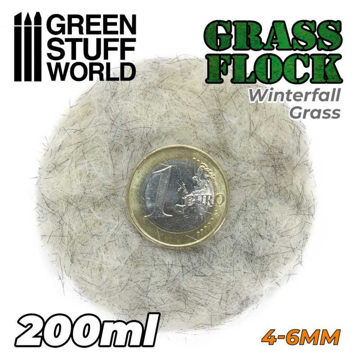 Static Grass Flock 4-6mm - WINTERFALL GRASS - 200 ml (Green Stuff World)