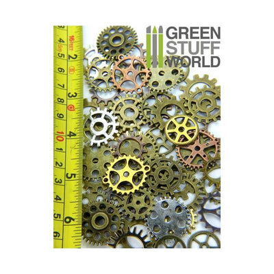 SteamPunk GEARS and COGS Beads 85gr (Green Stuff World)