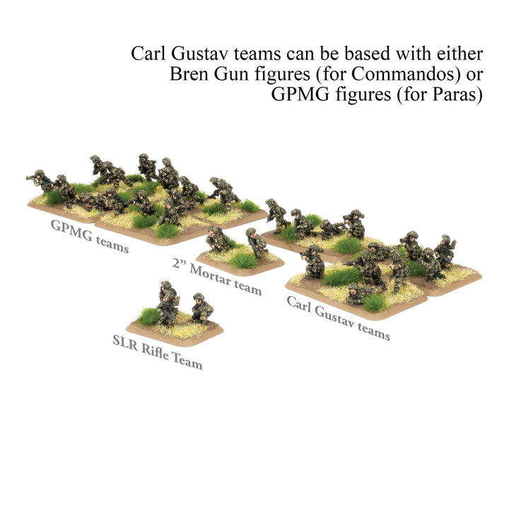 World War III: Team Yankee - Commando / Parachute Troop (x40 figs) (TBR712)