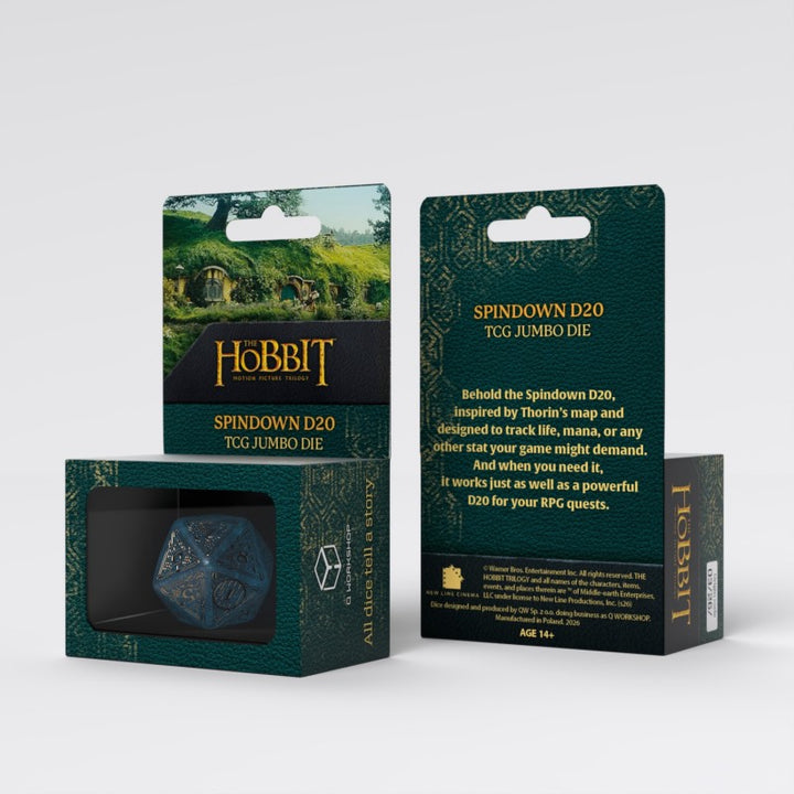 The Hobbit Spindown D20 - Aether TCG Jumbo Die (Q-Workshop) (HOB/190166/20LEV04)