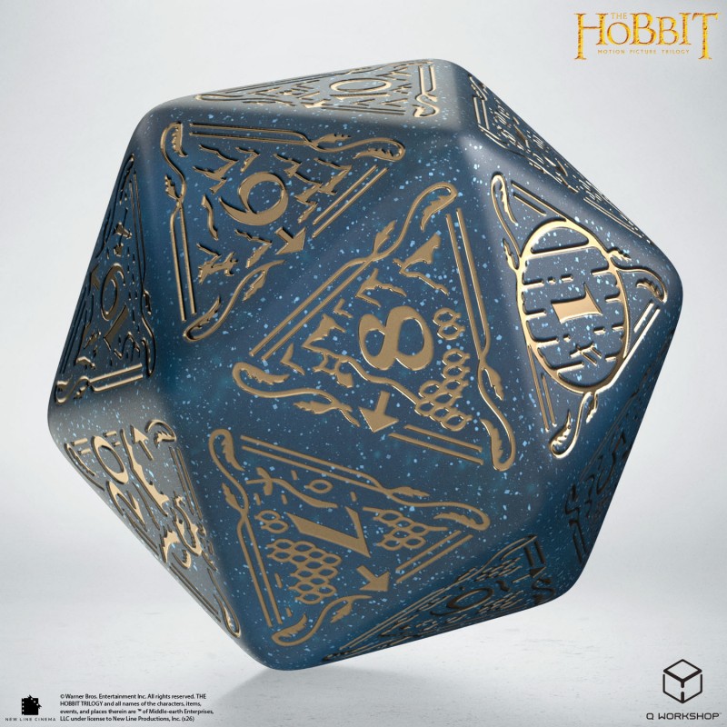 The Hobbit Spindown D20 - Aether TCG Jumbo Die (Q-Workshop) (HOB/190166/20LEV04)