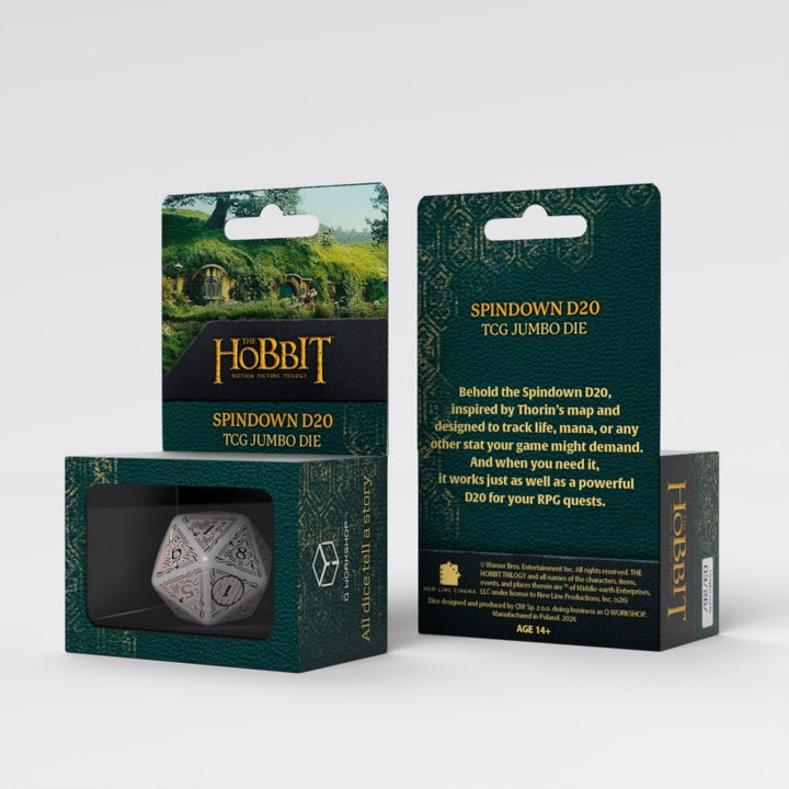 The Hobbit Spindown D20 - Radiant TCG Jumbo Die (Q-Workshop) (HOB/190166/20LEV05)