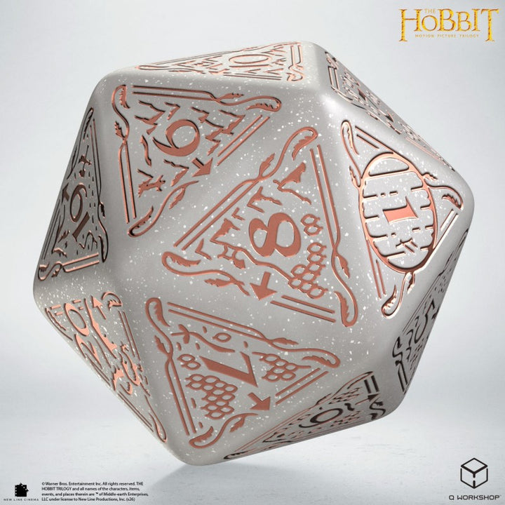 The Hobbit Spindown D20 - Radiant TCG Jumbo Die (Q-Workshop) (HOB/190166/20LEV05)