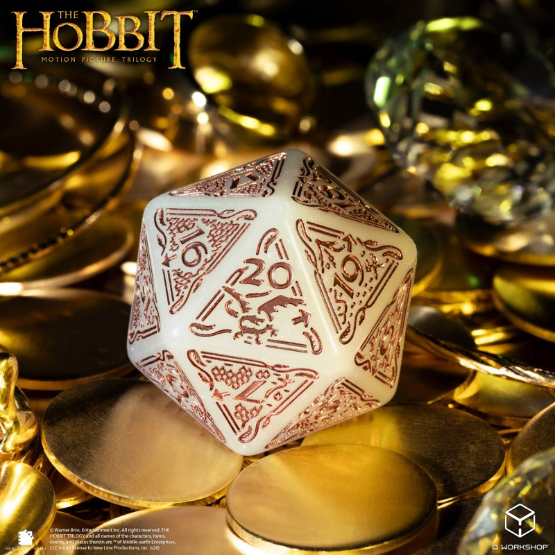 The Hobbit Spindown D20 - Radiant TCG Jumbo Die (Q-Workshop) (HOB/190166/20LEV05)
