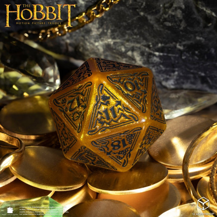 The Hobbit Spindown D20 - Solaris TCG Jumbo Die (Q-Workshop) (HOB/190166/20LEV06)