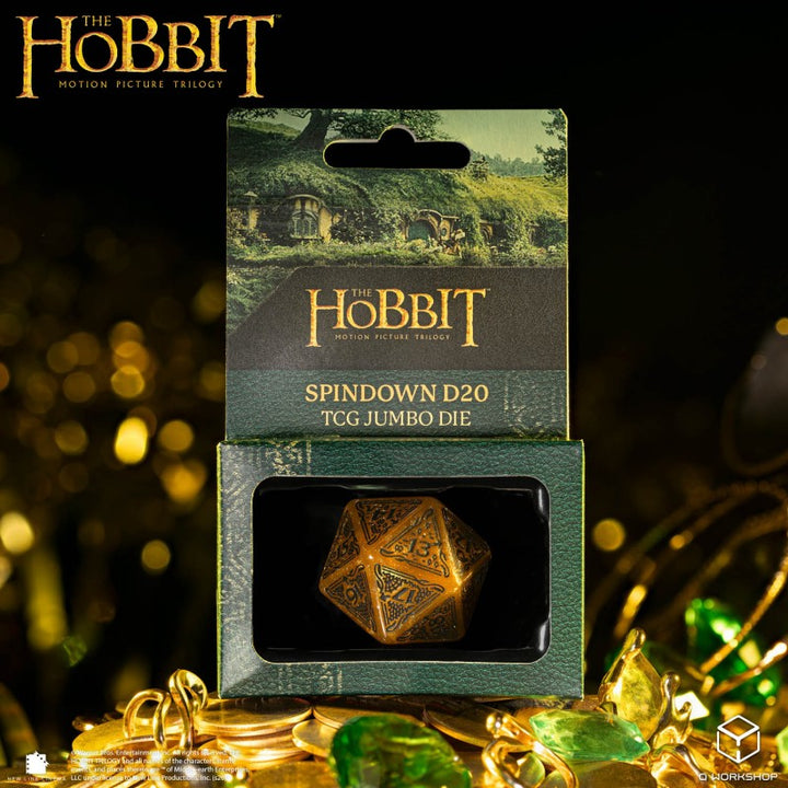 The Hobbit Spindown D20 - Solaris TCG Jumbo Die (Q-Workshop) (HOB/190166/20LEV06)
