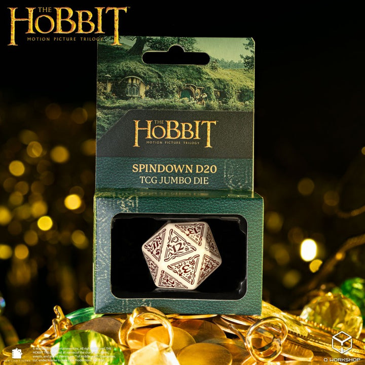 The Hobbit Spindown D20 - Terra TCG Jumbo Die (Q-Workshop) (HOB/190166/20LEV09)