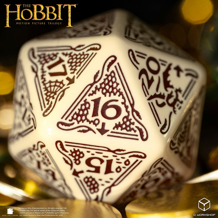The Hobbit Spindown D20 - Terra TCG Jumbo Die (Q-Workshop) (HOB/190166/20LEV09)