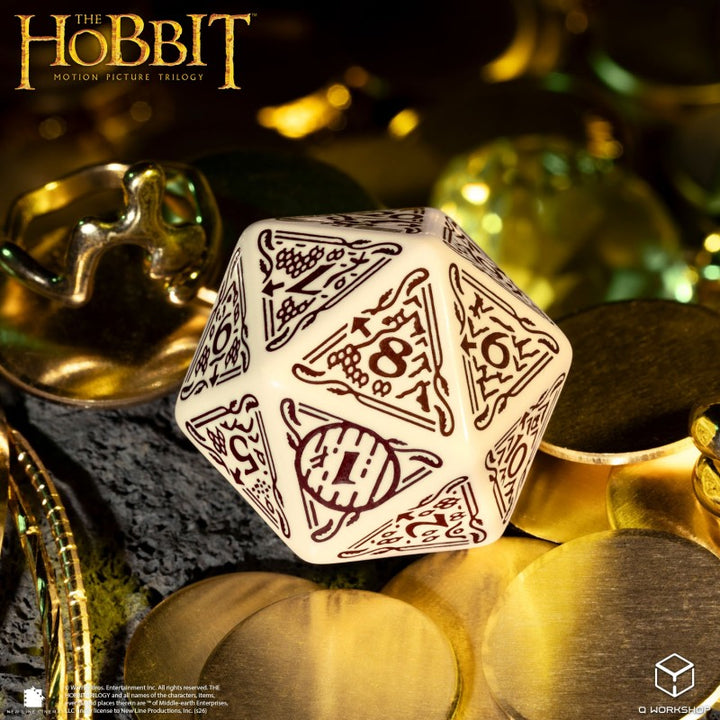 The Hobbit Spindown D20 - Terra TCG Jumbo Die (Q-Workshop) (HOB/190166/20LEV09)