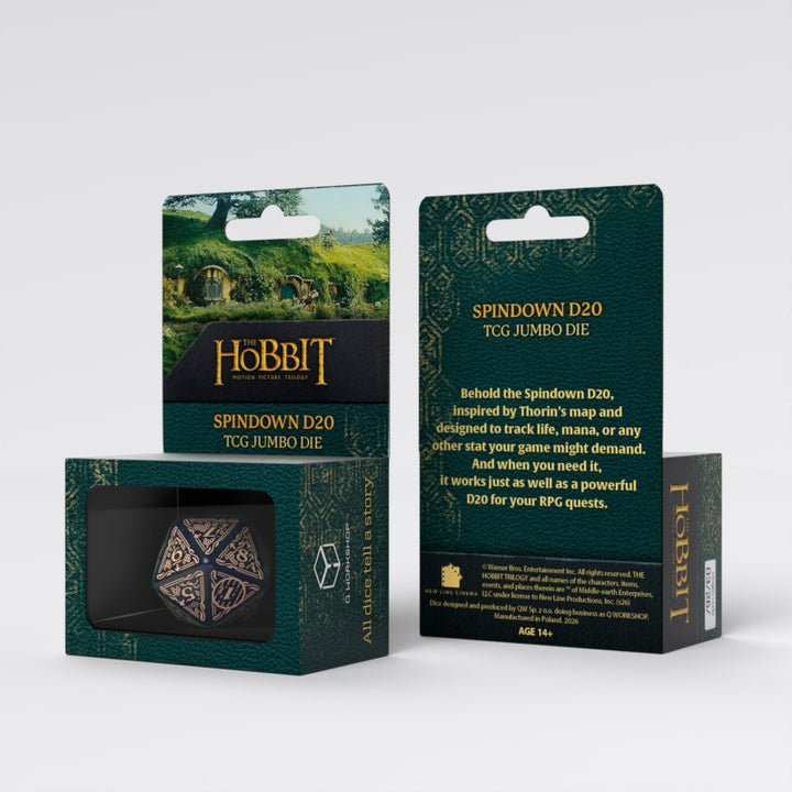 The Hobbit Spindown D20 - Tideborn TCG Jumbo Die (Q-Workshop) (HOB/190166/20LEV08)